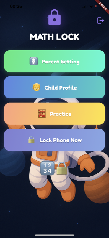 Math Challenge Screen