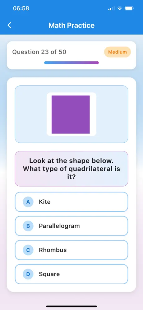 Quadrilateral Shape Question
