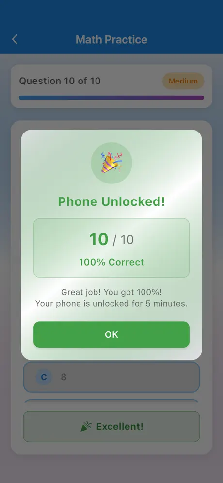 Phone Unlocked Success